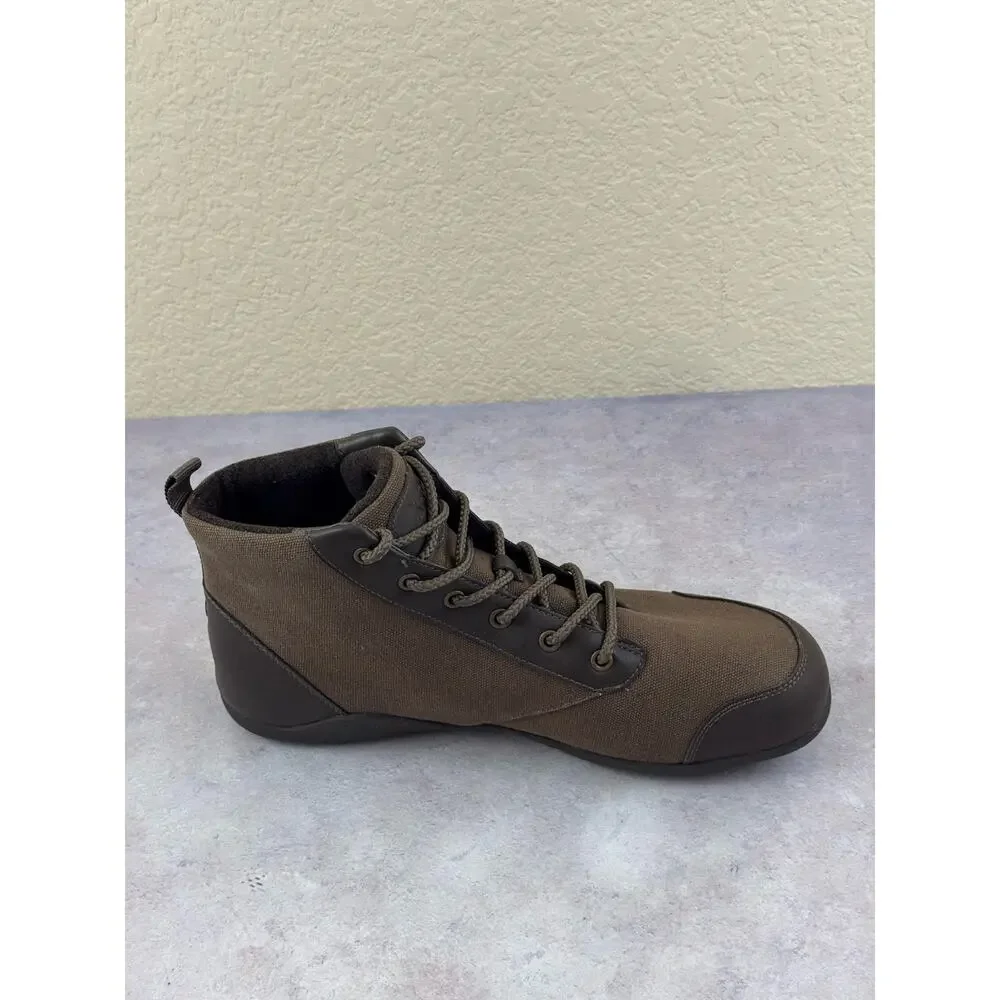 Xero Shoes Denver Chukka Boots Brown Canvas Barefoot Minimalist Men’s Size 11